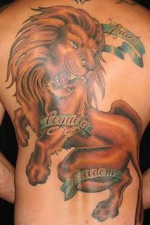 red lion tattoo