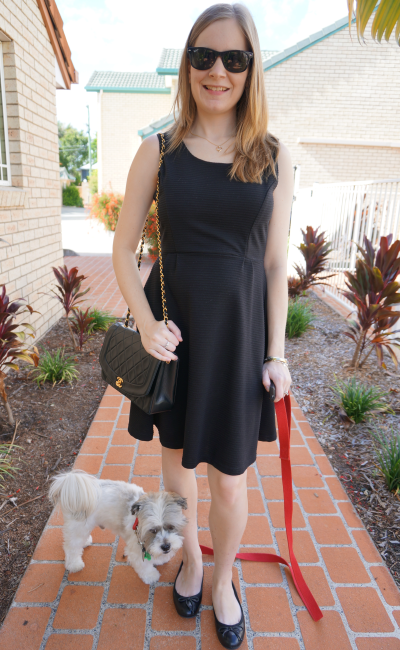 Away From Blue | Aussie Mum Style, Away From The Blue Jeans Rut: Jeanswest  Little Black Dress, Chanel Vintage Flap | Casual Friday Jeans, Print Top,  Balenciaga Velo Bag