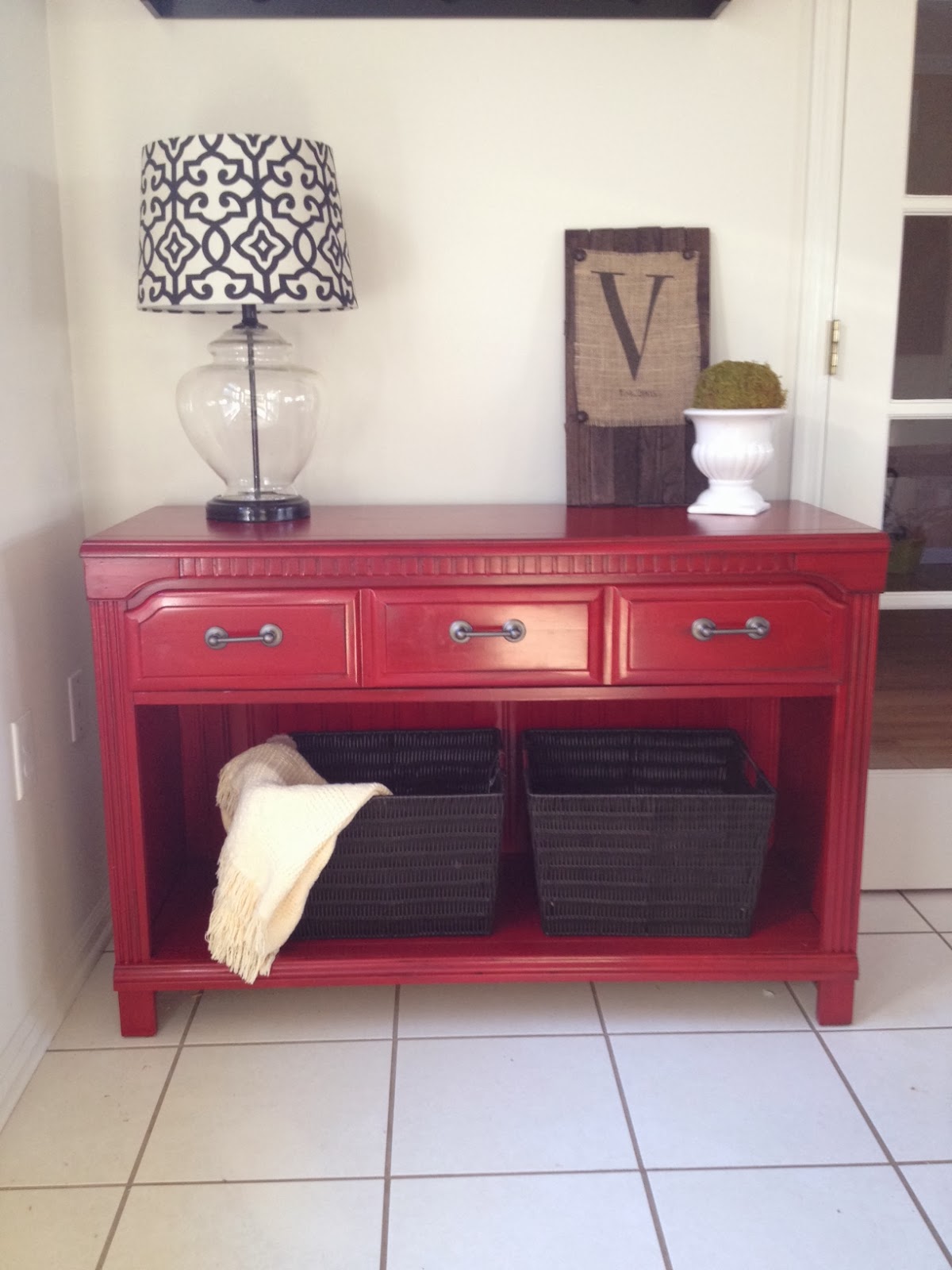Two It Yourself Thrifted Dresser to TV Stand/Buffet/Entryway Table