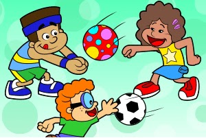 O futebol e as brincadeiras de bola: a família dos jogos de bola com os pés  (