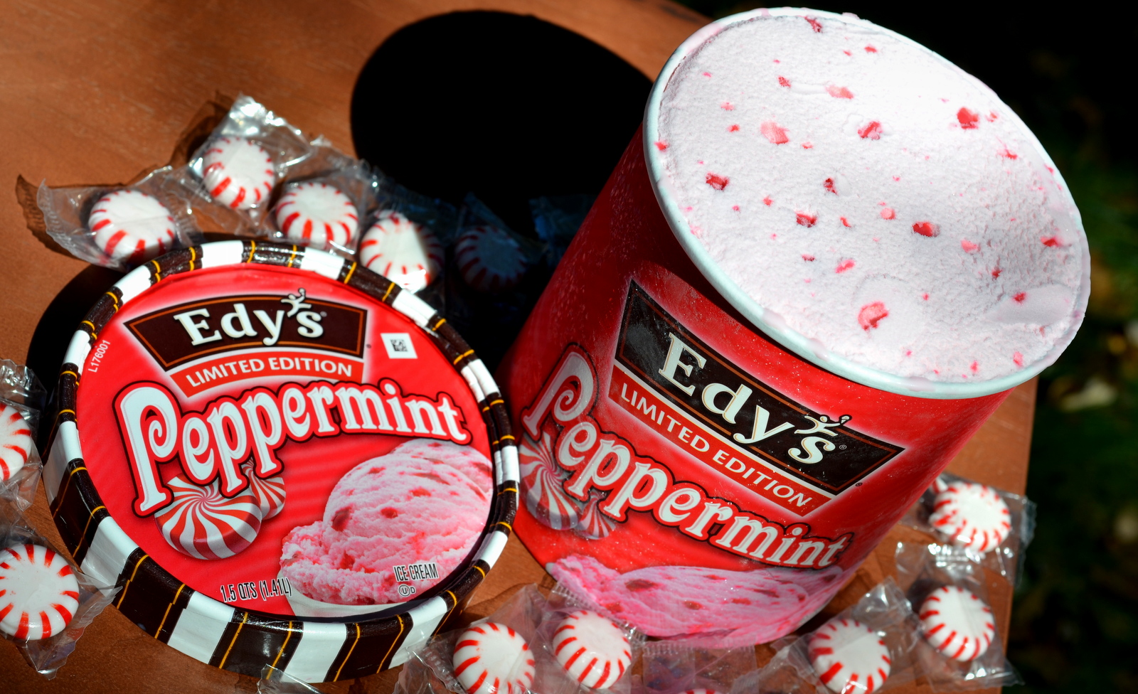 food and ice cream recipes REVIEW Edy's Peppermint (Limited Edition)