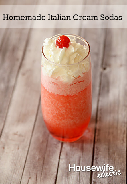 Homemade Italian Cream Sodas