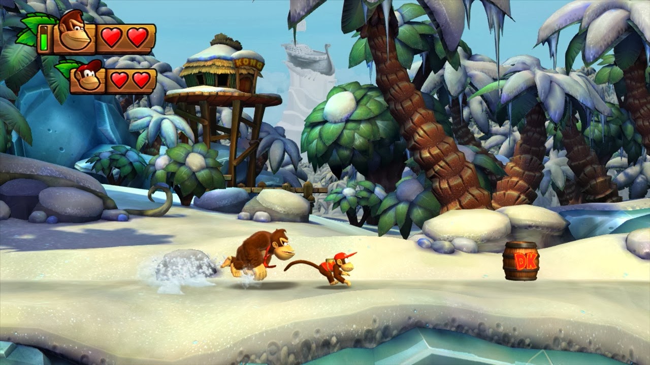 Retro Studios explica porque não há modo cooperativo online em Donkey Kong Country: Tropical Freeze (Wii U) Tropical+Freeze+Donkey+Kong+cooperativo+online+Nintendo+Blast