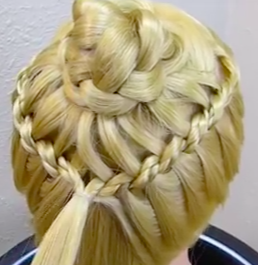 Super Cute Flower Girl Hairstyle The Braided Flower Corsage