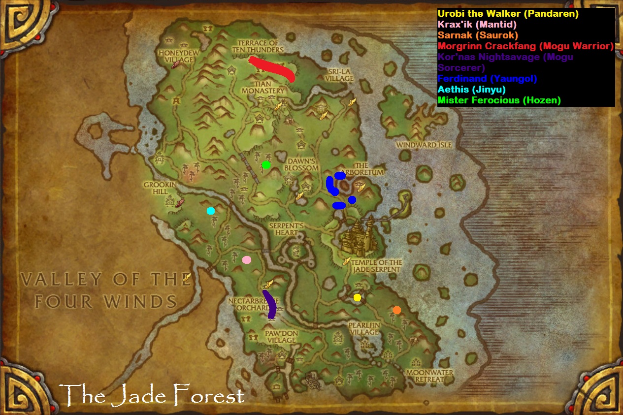 Terokkar Forest Map