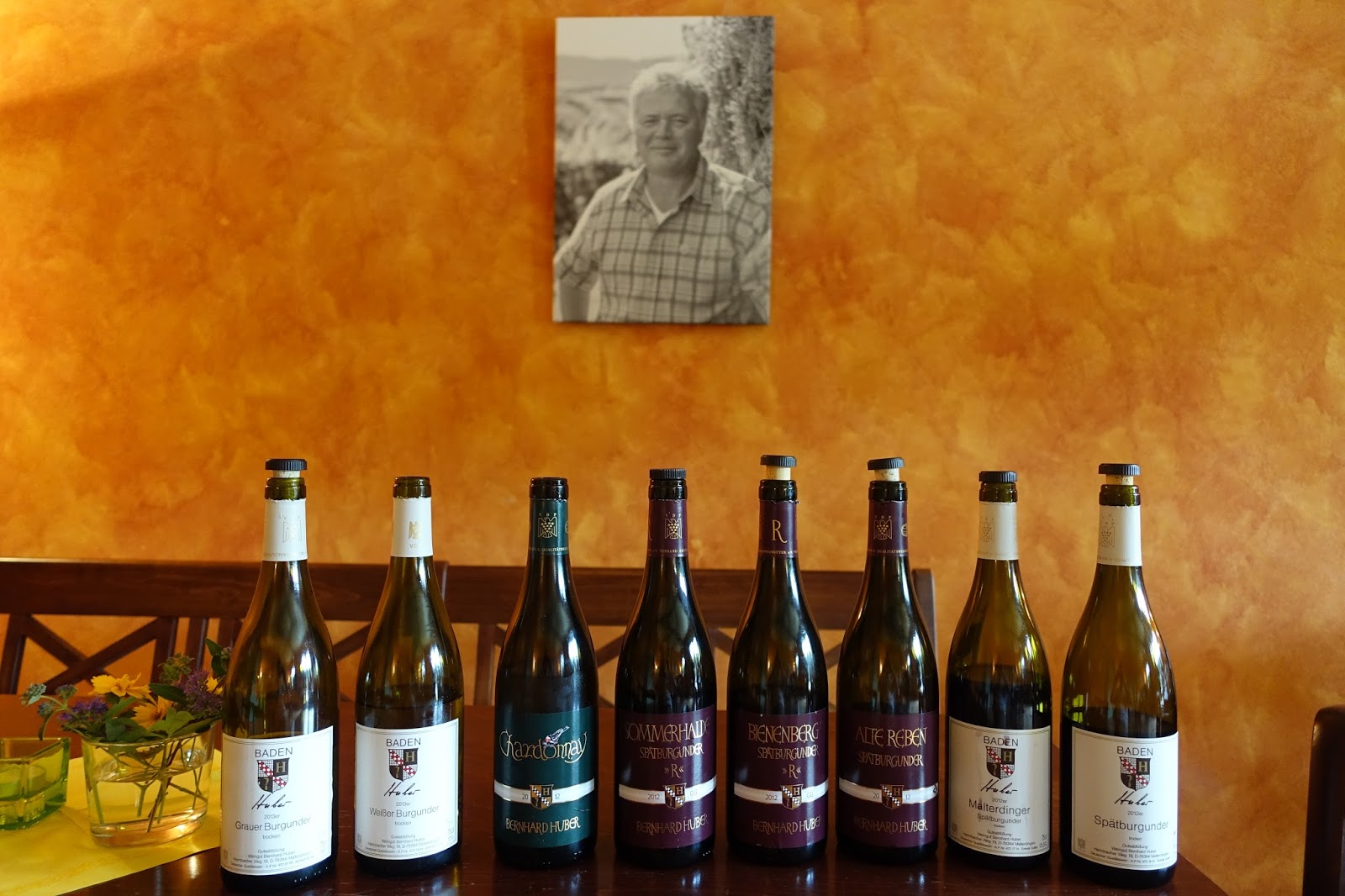 schillerwine Tasting at Weingut Bernhard Huber in Baden, with Yquem