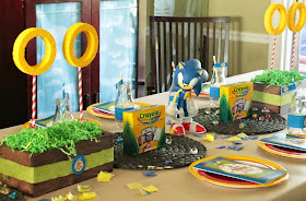 Sonic the hedgehog party theme, sonic the hedgehog party for a boy, six year old party ideas