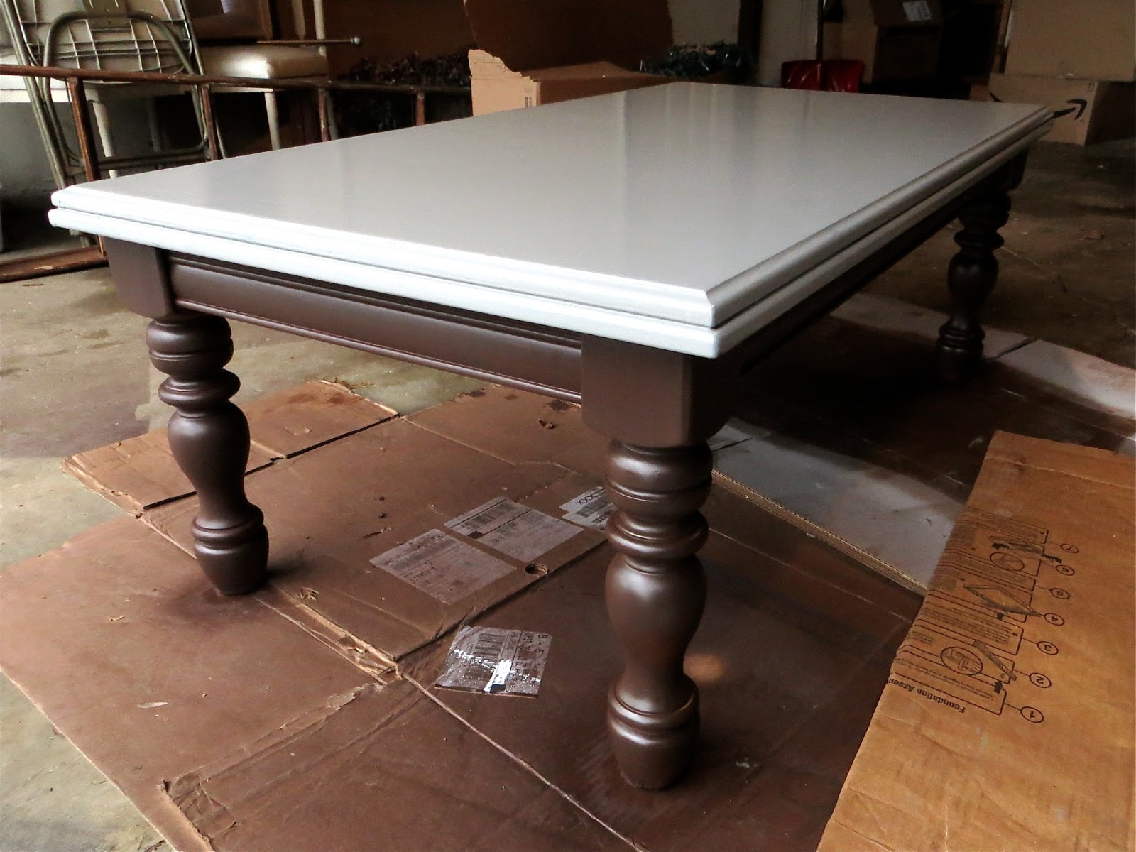 Little Nostalgia DIY TwoTone Coffee Table