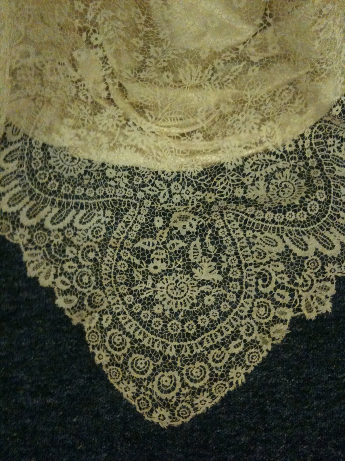 Rosemary Cathcart Antique Lace and Vintage Fashion Carrickmacross Lace