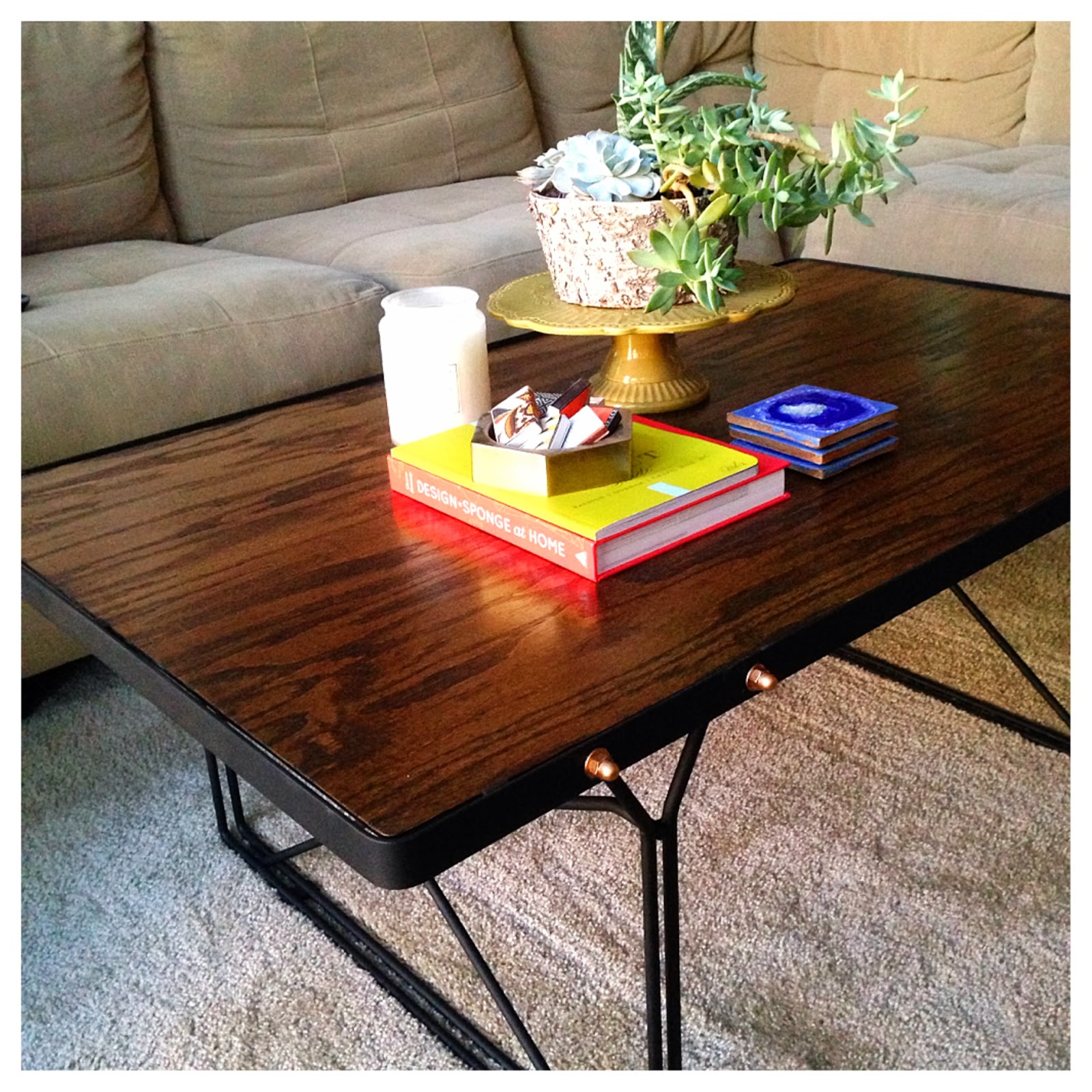 for a song DIY [industrial coffee table reveal]