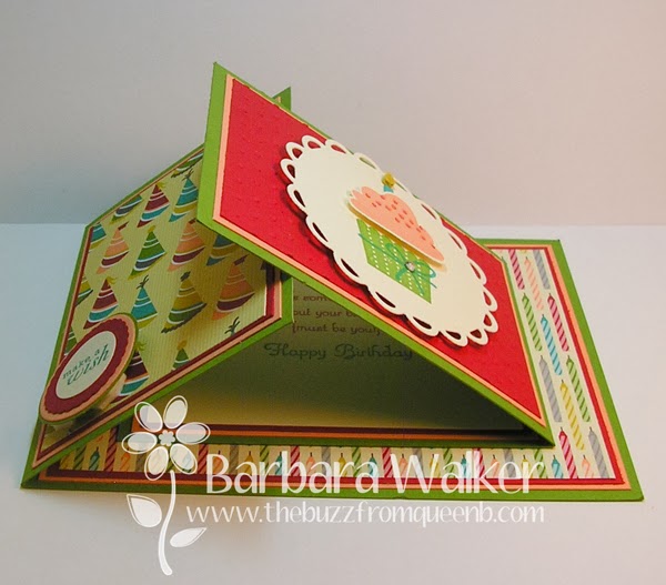 The Buzz Joy Fold Birthday Card