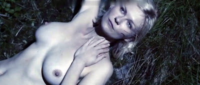 Kirsten Dunst topless big boobs and hard nipple caps from Melancholia