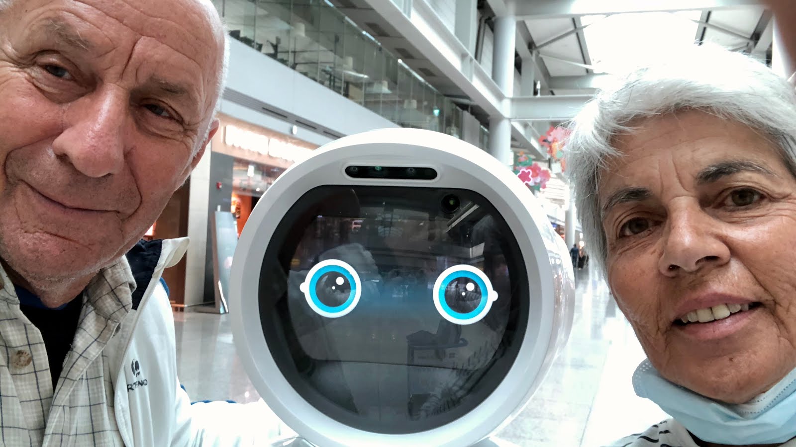 Le sympathique robot de l'aéroport de Séoul