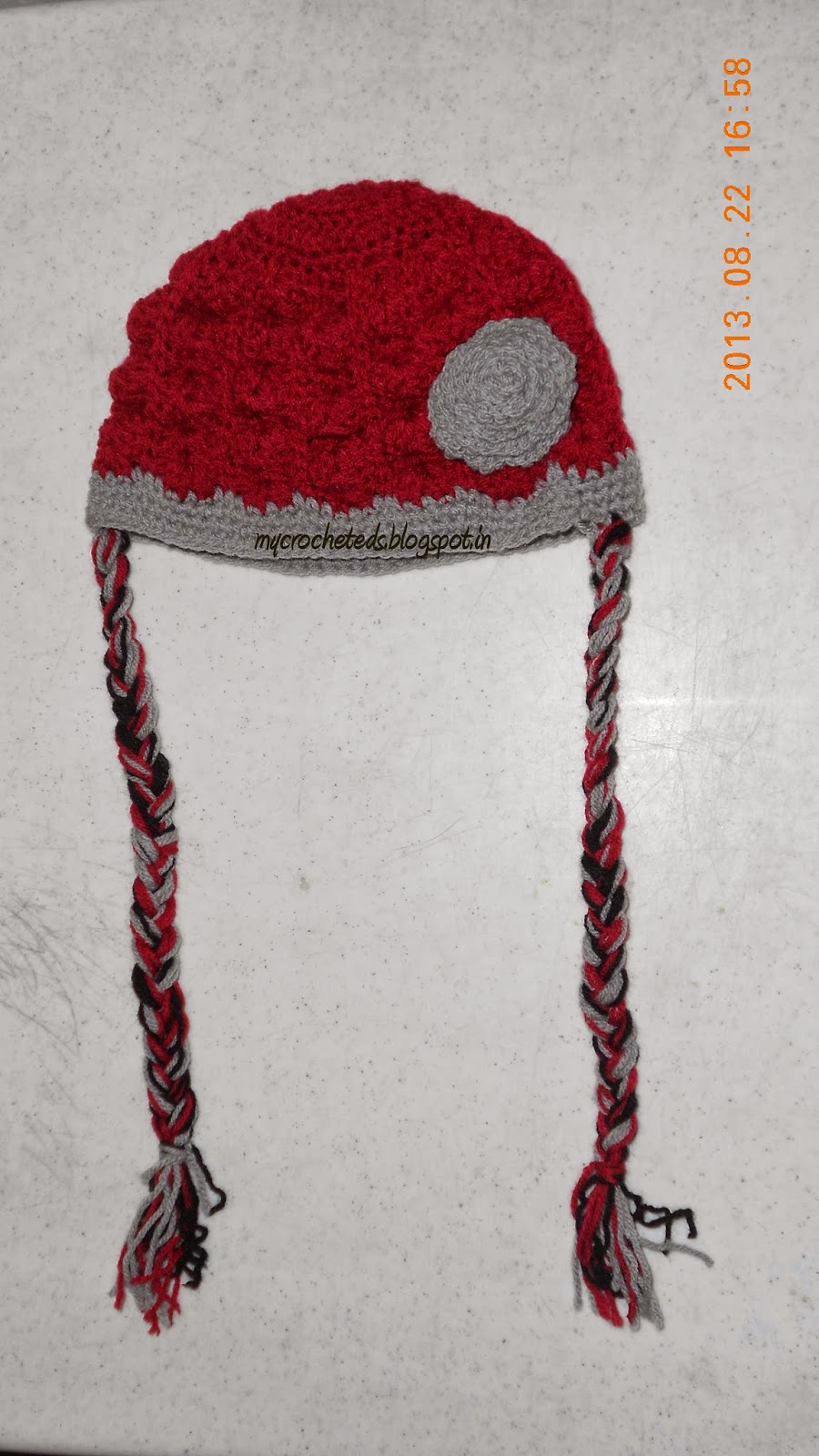 Mycrocheteds BRAIDED BEANIE