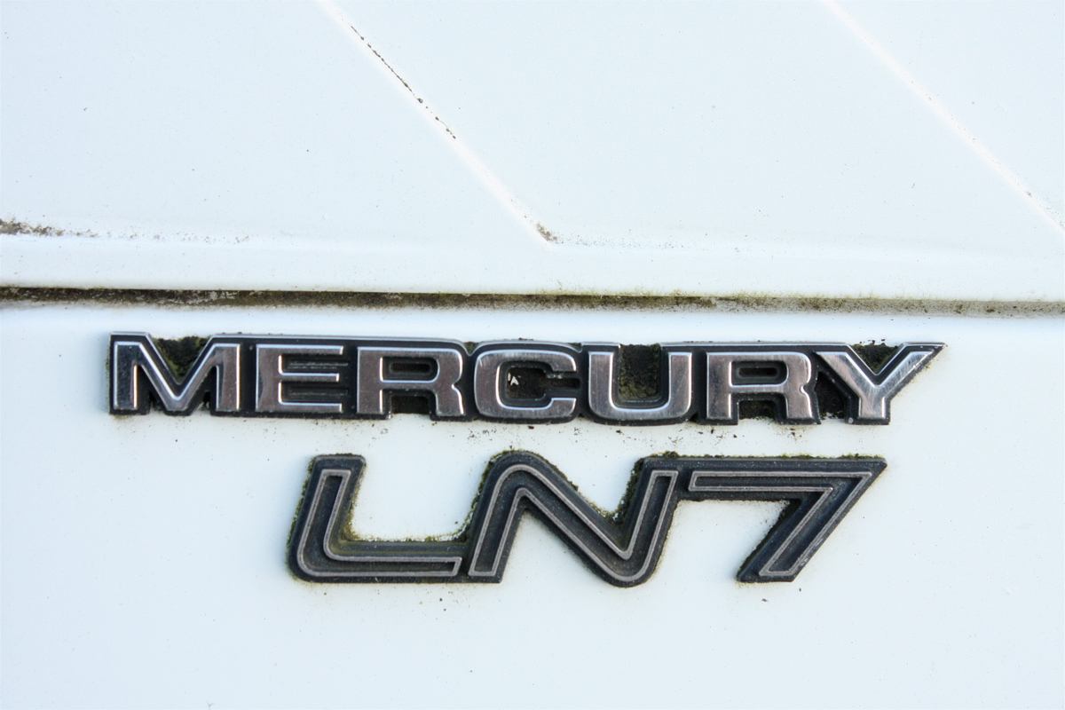 OLD PARKED CARS. 1985 Mercury LN7.