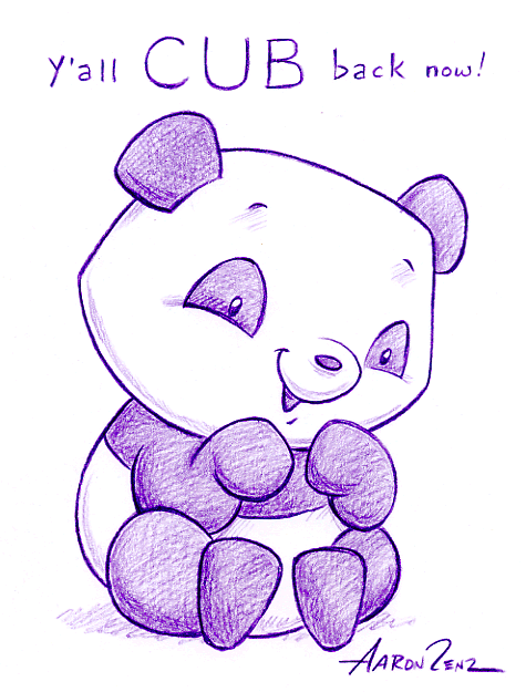 cute baby panda coloring pages