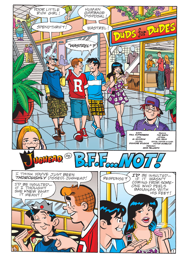 Behind the Scenes Veronica and Jughead, the Real Story! Paul Kupperberg