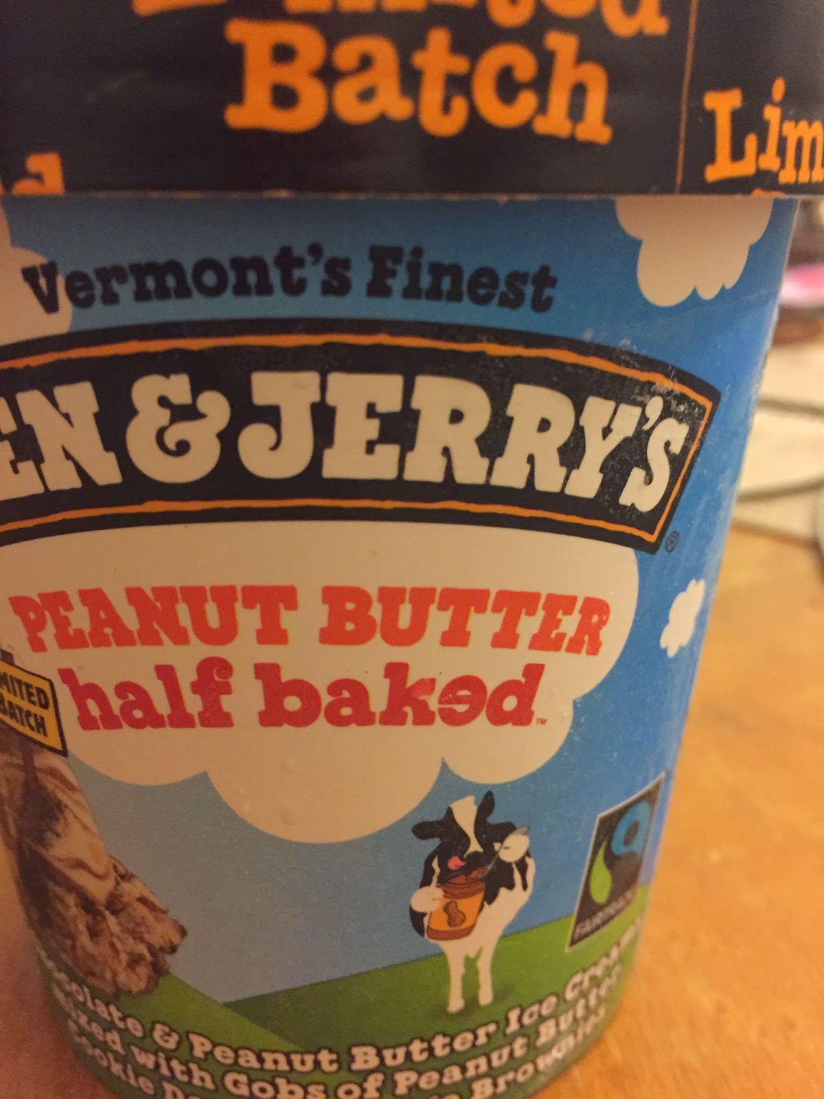 Ben and Jerry's Peanut Butter Half Baked
