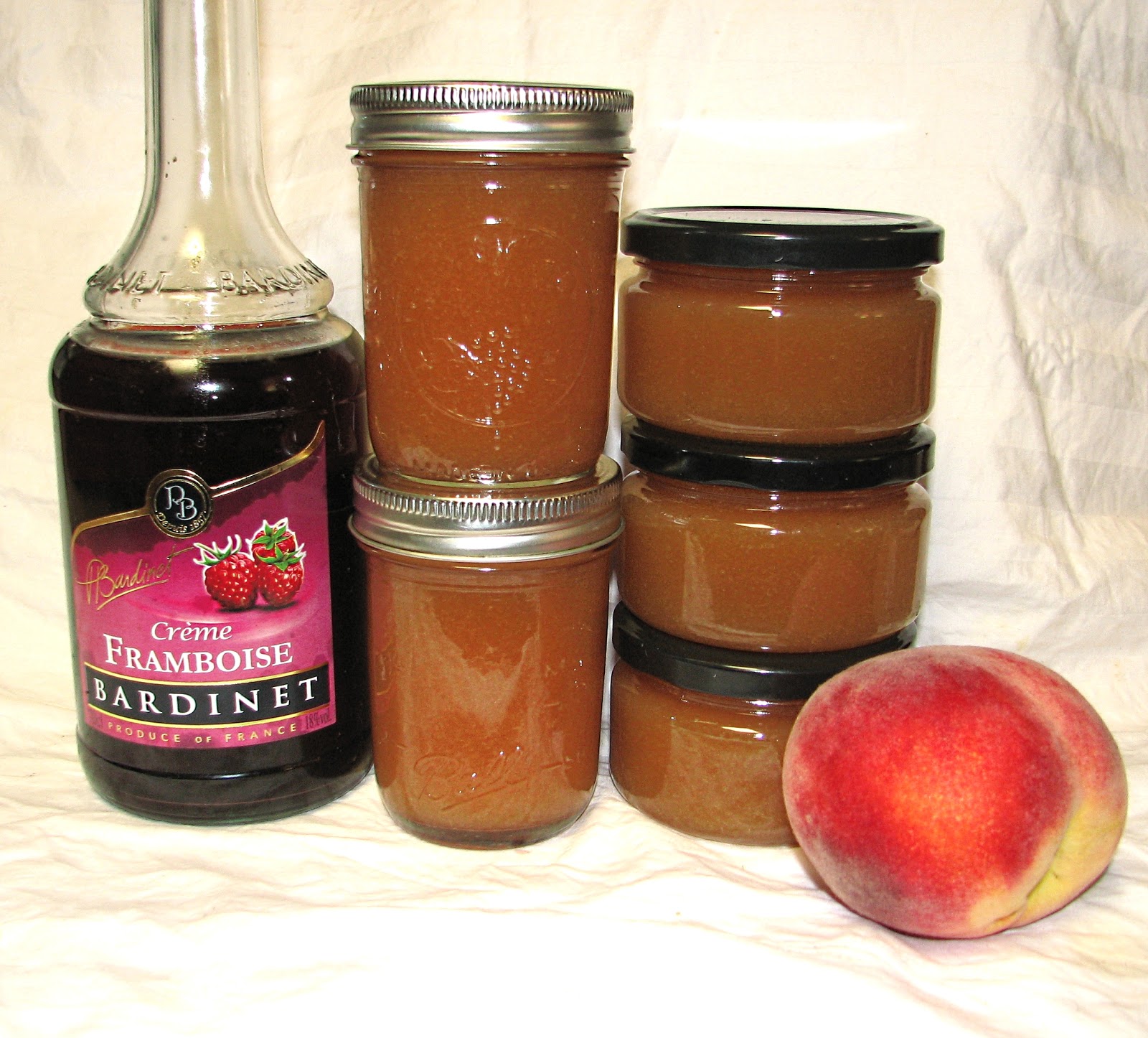 FOOD PRESERVING Day 248 Peach Raspberry Liqueur Jam