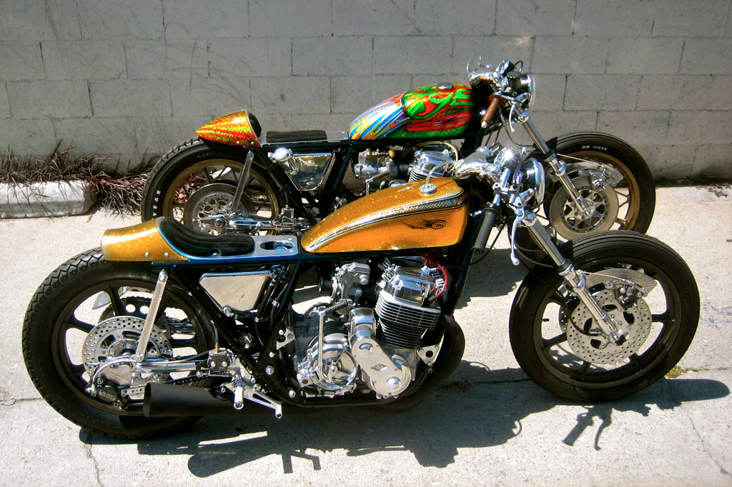 CB750 Racers | Inazuma café racer diagram of toon 
