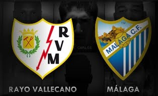 Rayo Vallecano  1 - 3 Málaga C.F