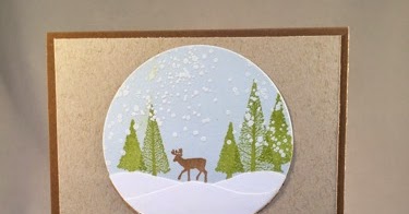 Christmas snow globe InkyStamper: It's a Snow Globe Christmas
