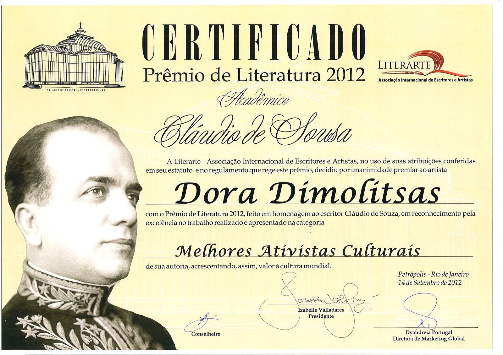 CERTIFICADOS E PREMIOS