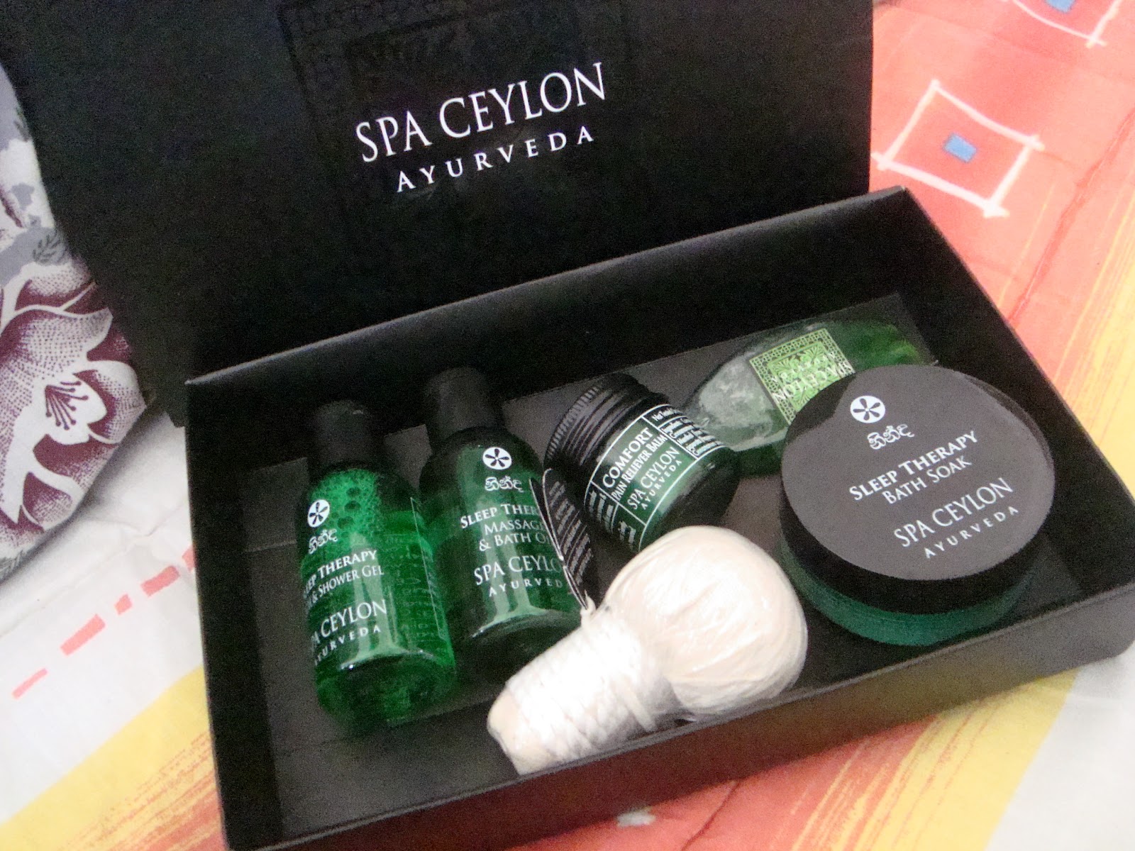 Pink Clouds Spa Ceylon Ayurveda Sleep Therapy Luxury Home Spa Set