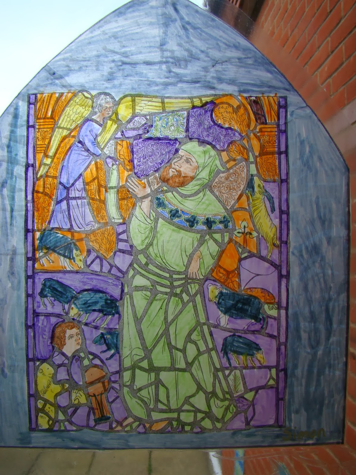Hitcham's Blog Stained Glass Windows in School