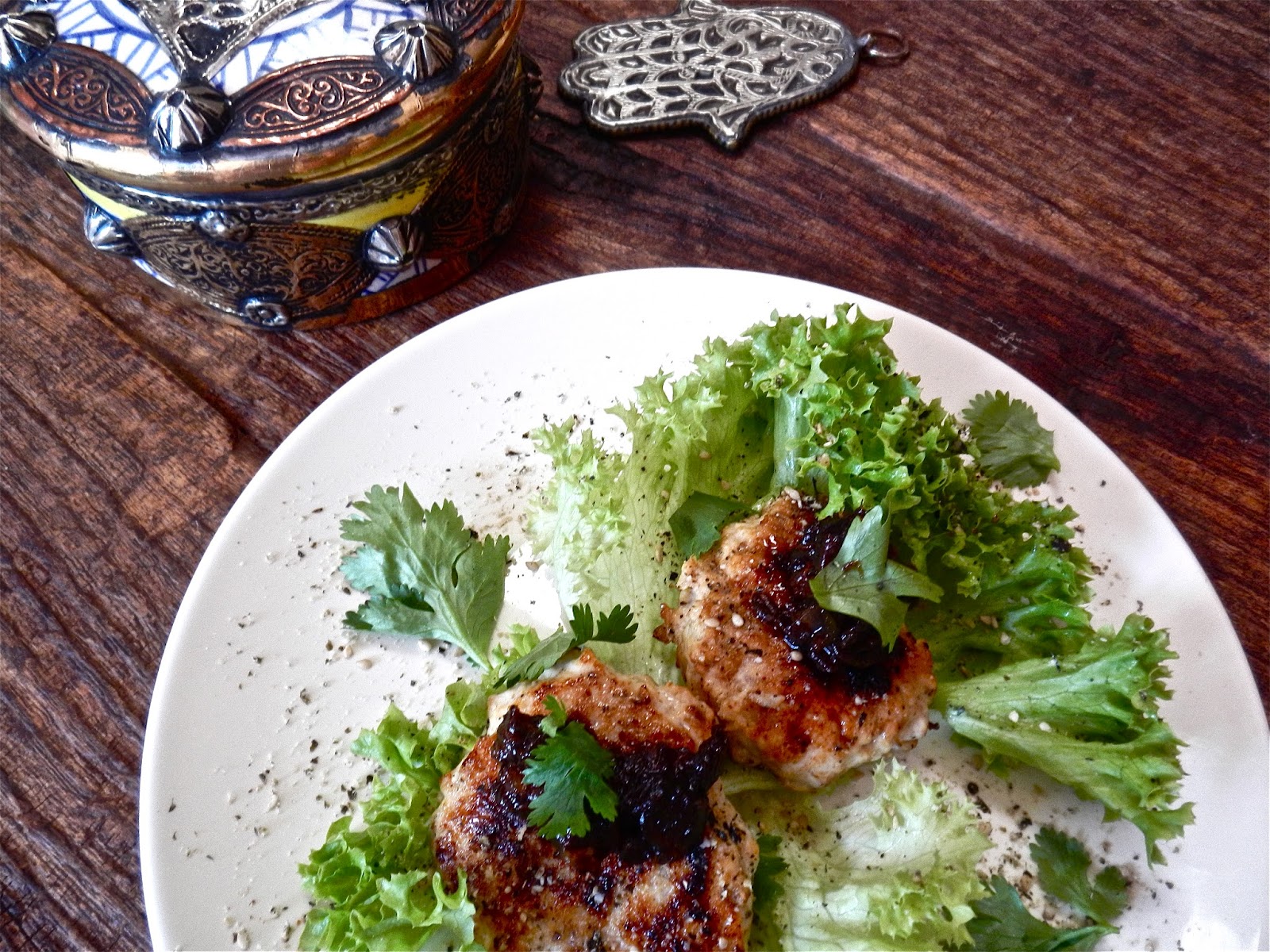 Flavors of the Sun MoroccanInspired Chicken Patties with Date Confit