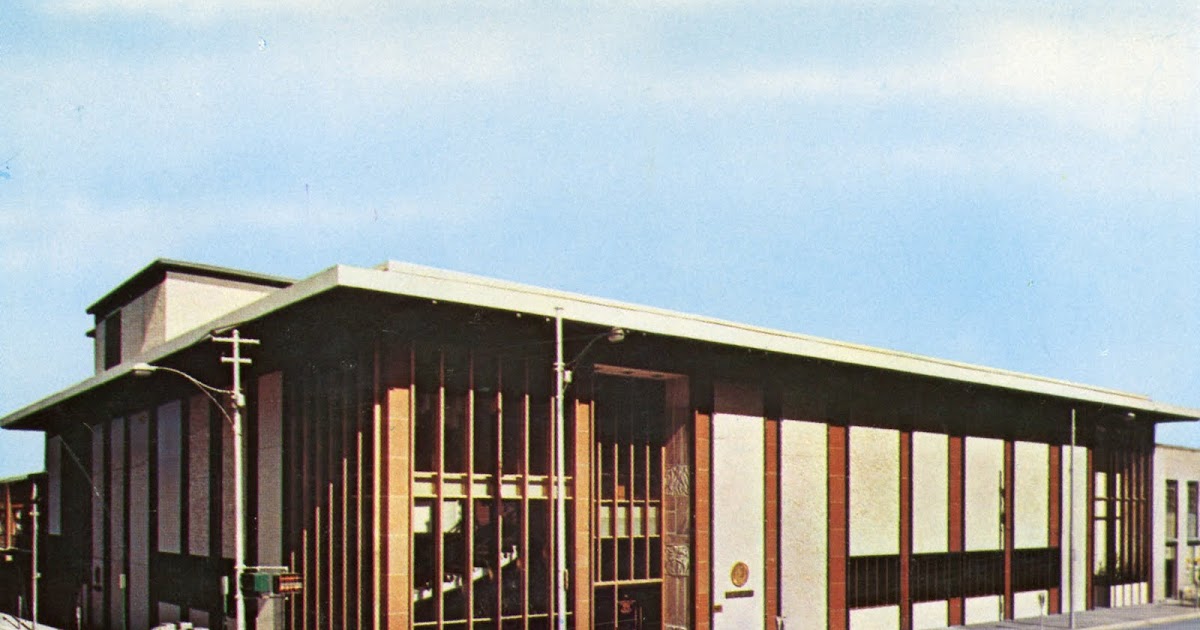 Library Postcards 1965 Public Library, Greensboro, North Carolina