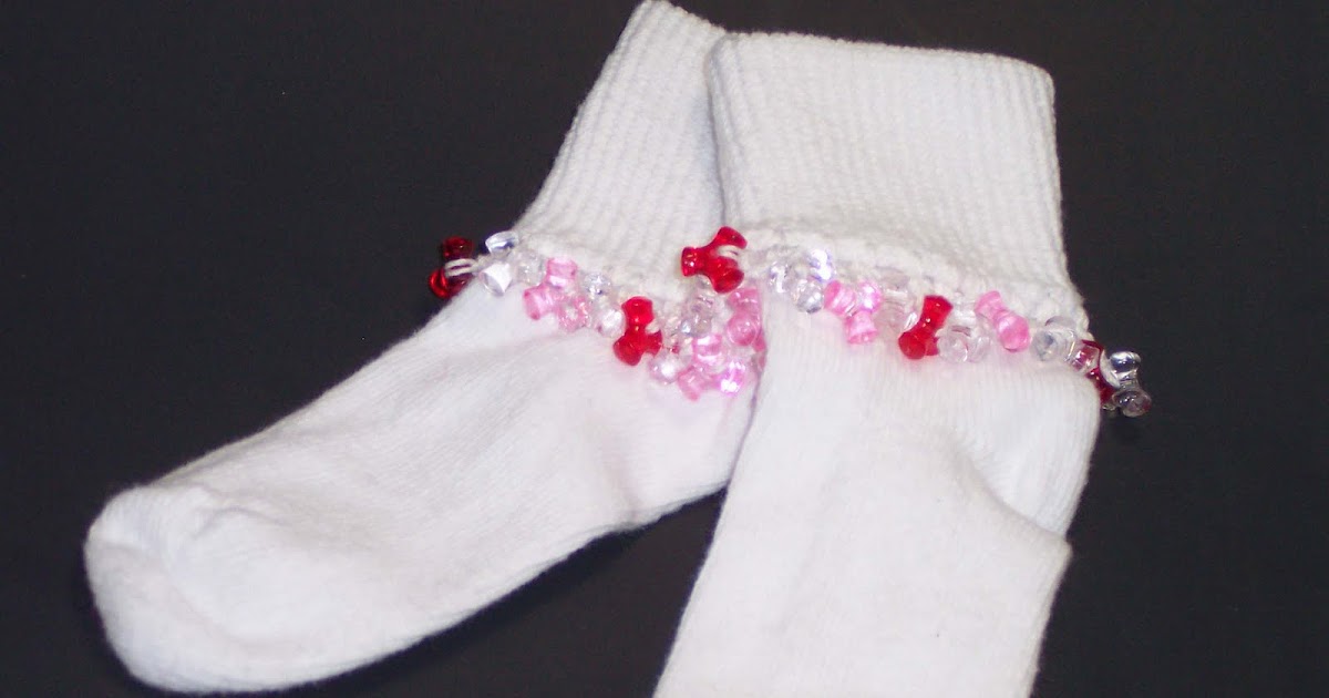 Joy 2 Crochet Crocheted TriBead Baby Socks