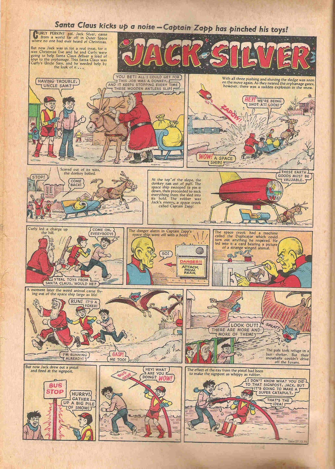 Peter Gray's Comics and Art 75 years of The Dandy Christmas 1975 my