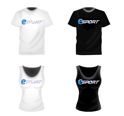 T-Shirt Lineup - 4 Shirts, 2 Colors (m/w) - eSport Summer Collection 2016 - by LeCharmeur