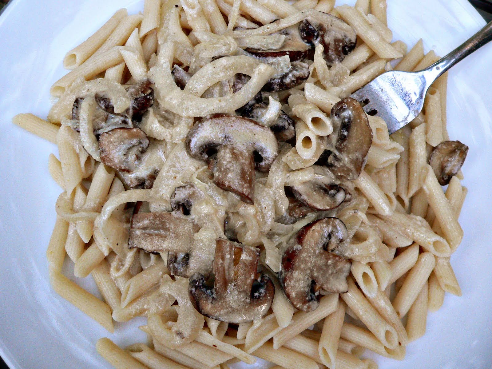 Dance While You Cook PW's Pasta with Whiskey, Wine, and Mushrooms