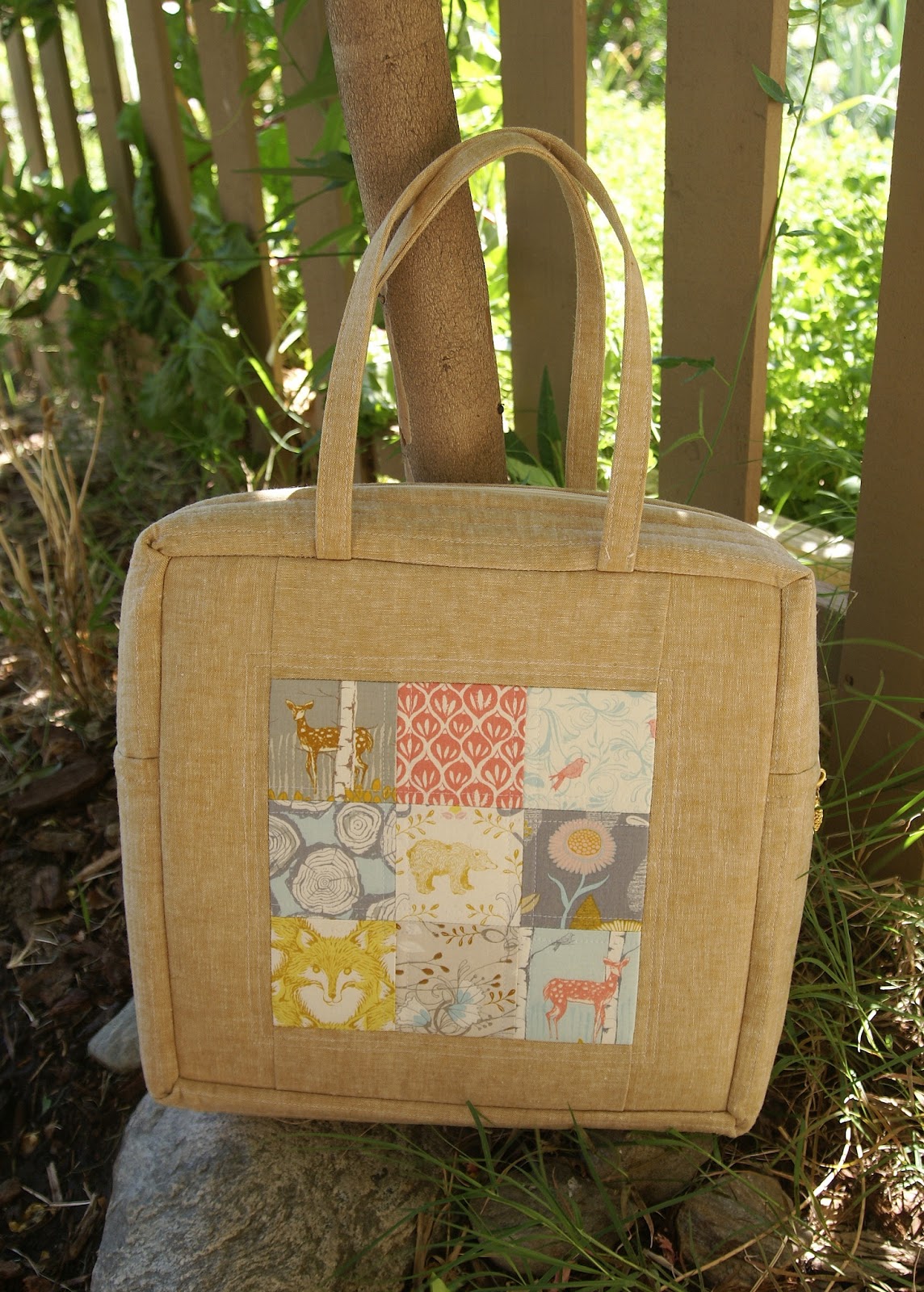 Fabric Mutt Timber Mosaic Bag (& Tutorial)