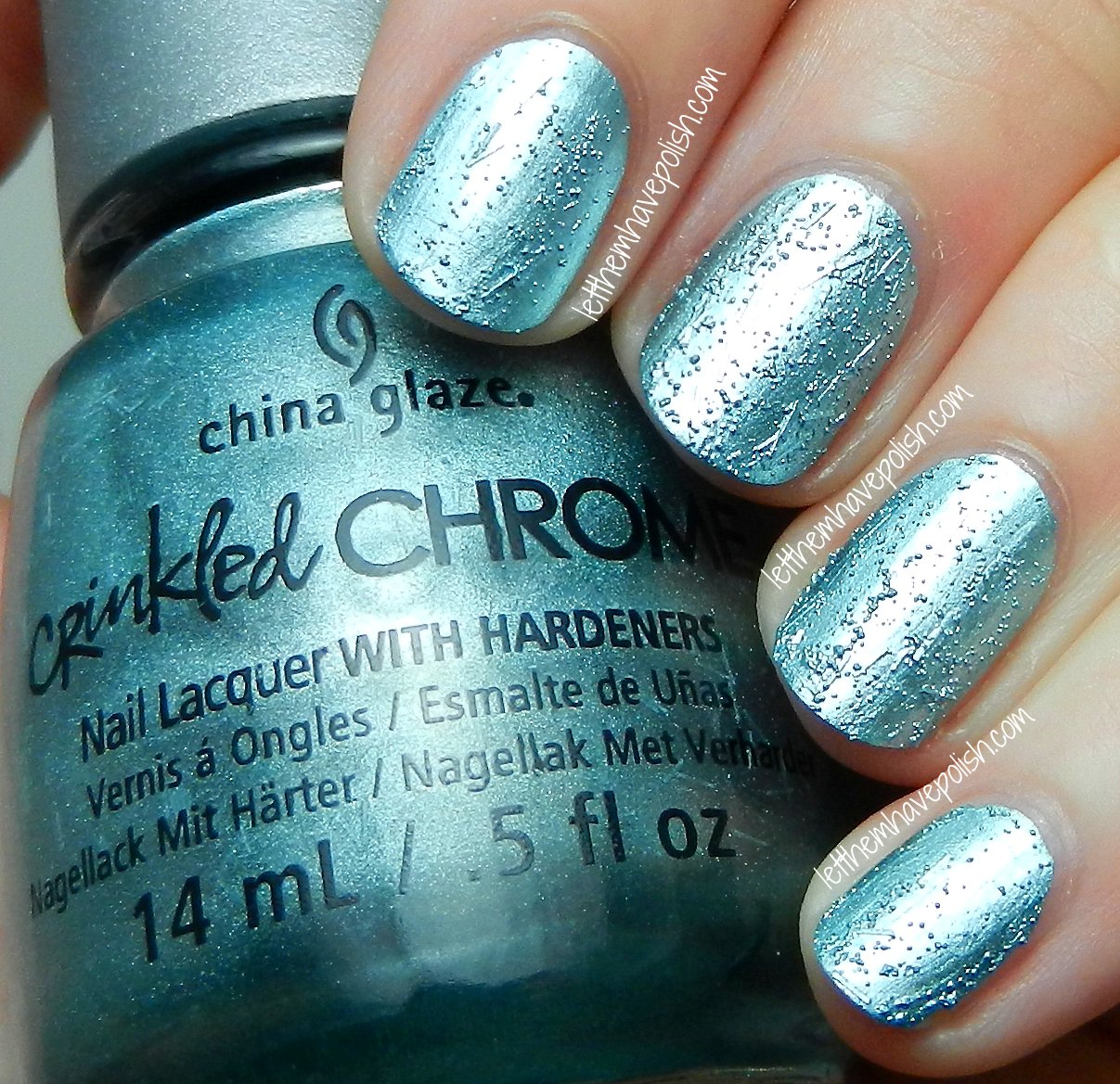 Let them have Polish! China Glaze Crinkled Chromes Collection Swatches