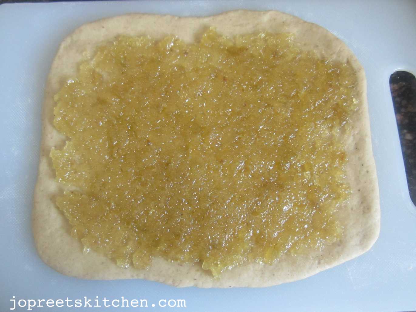 Jam Bread Rolls (with Sandwich Masala Powder) Jopreetskitchen