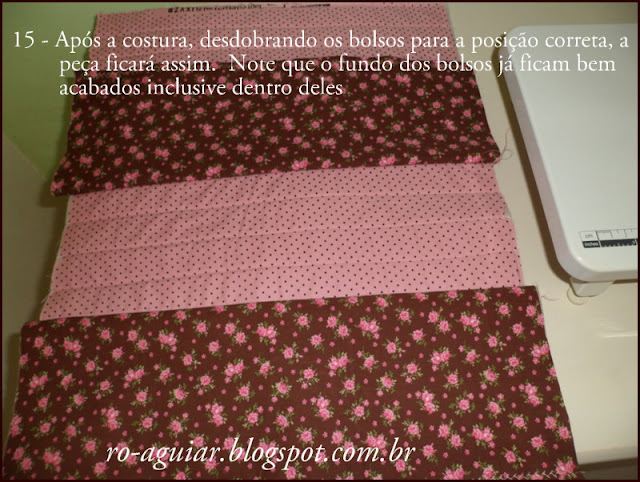 organizador de bolsa em patchwork com PAP (DIY)