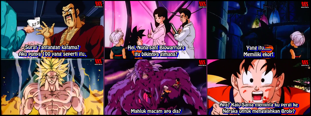 nonton dragon ball z broly second coming sub indonesia