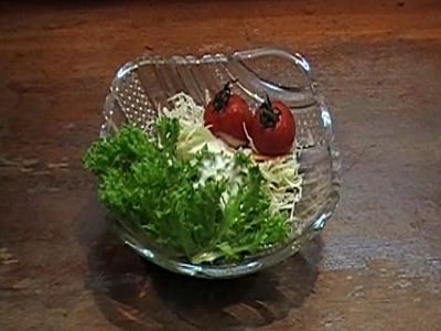 大津屋の野菜サラダ