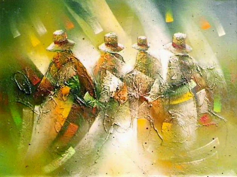 cuadros-modernos-peruanos-al-oleo pinturas-modernas-peruanas-en-espatula