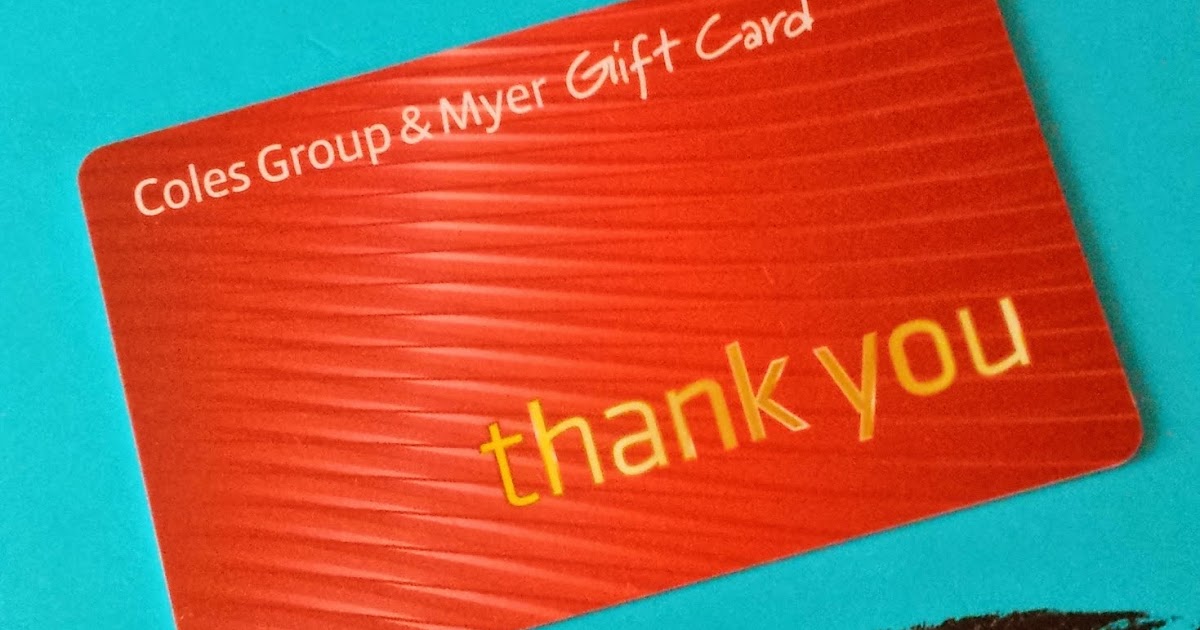 Bunneh World eBay Store MyView 20 Coles Myer Gift Card