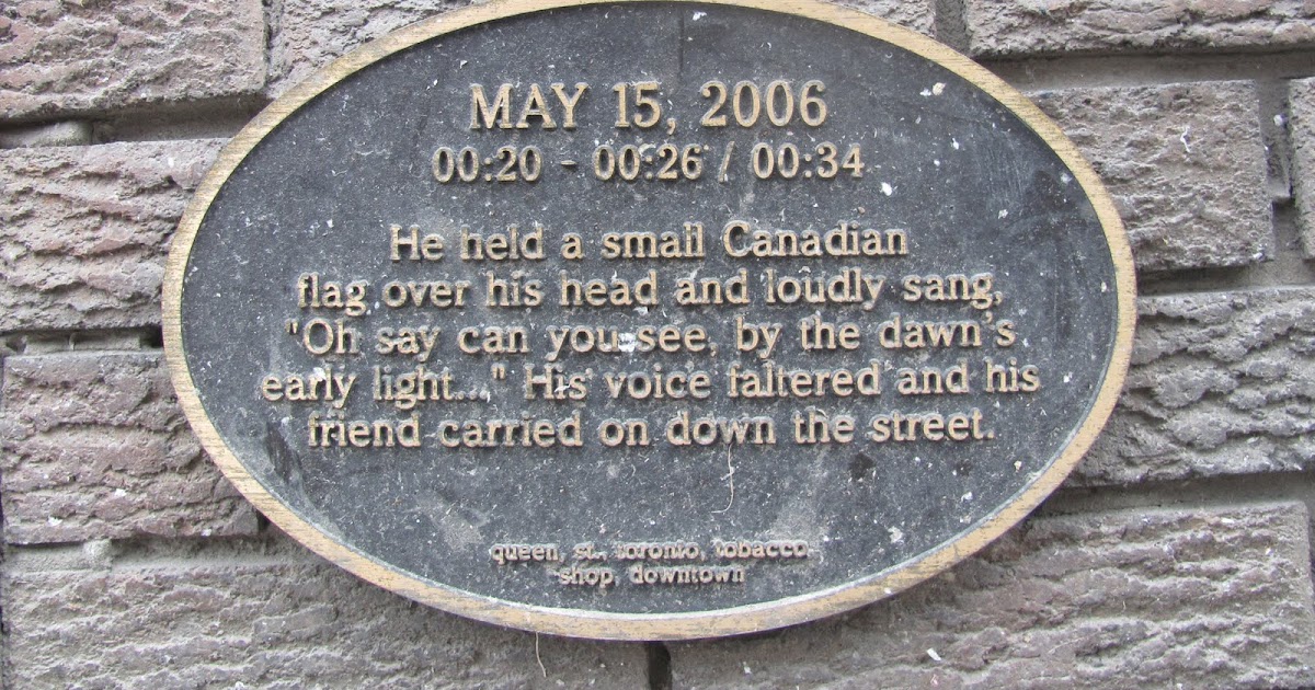 The World of Gord Historic Plaques of Toronto May 15, 2006, Queen St