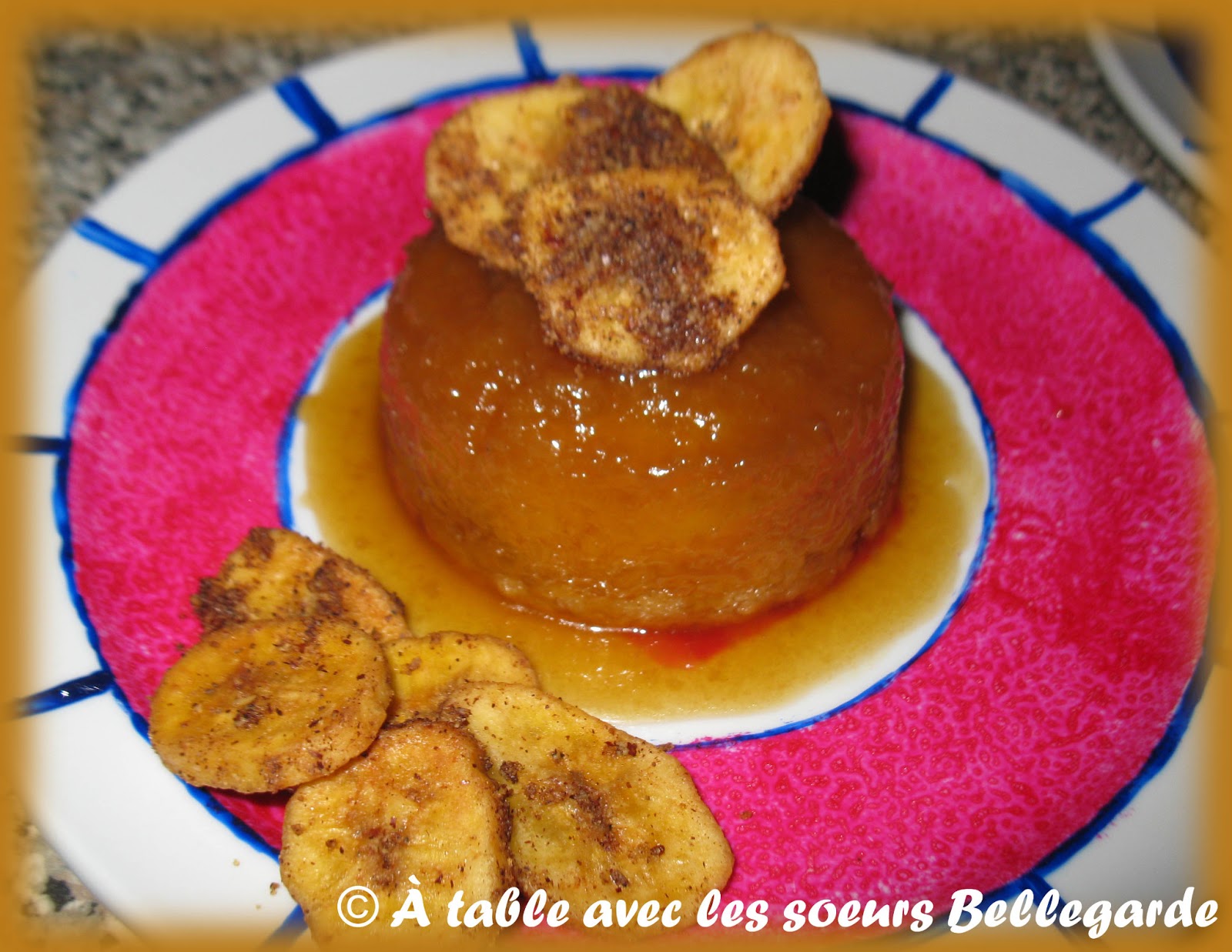 À table avec les soeurs Bellegarde Pouding chômeur aux bananes