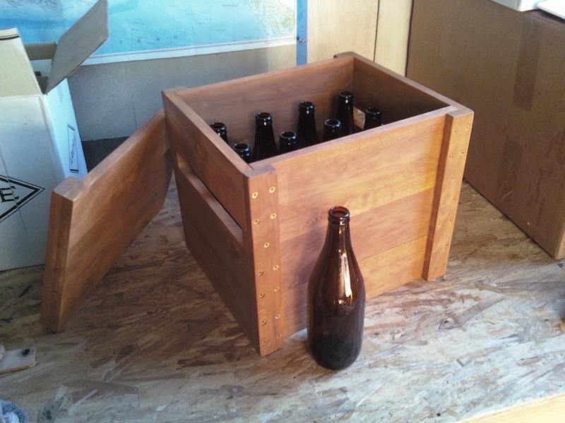 Mobile Cabin Works Wooden Beer Bottle Crate made from Pallet