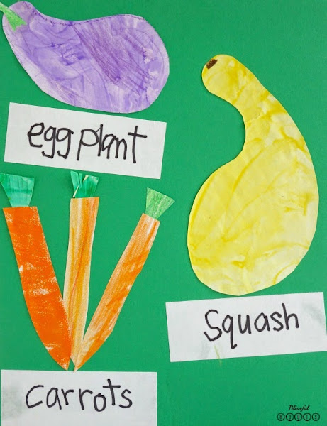Eric Carle Inspired Garden Art For Kids @ Blissful Roots