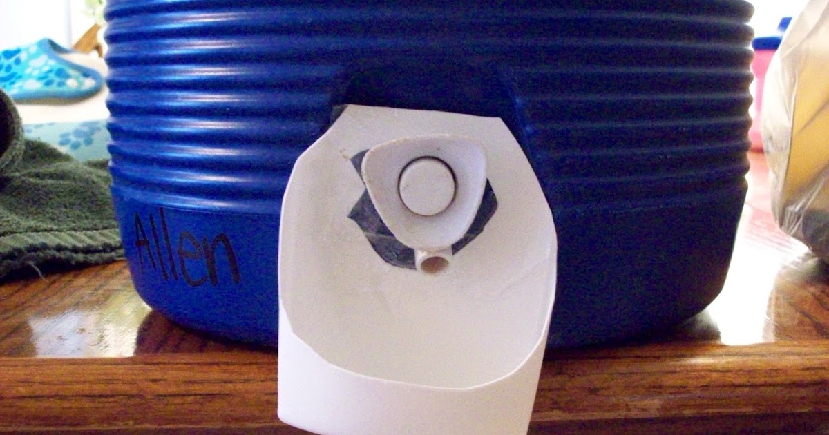 Building Food Storage and Using It Drip Catcher for our Camping Jug