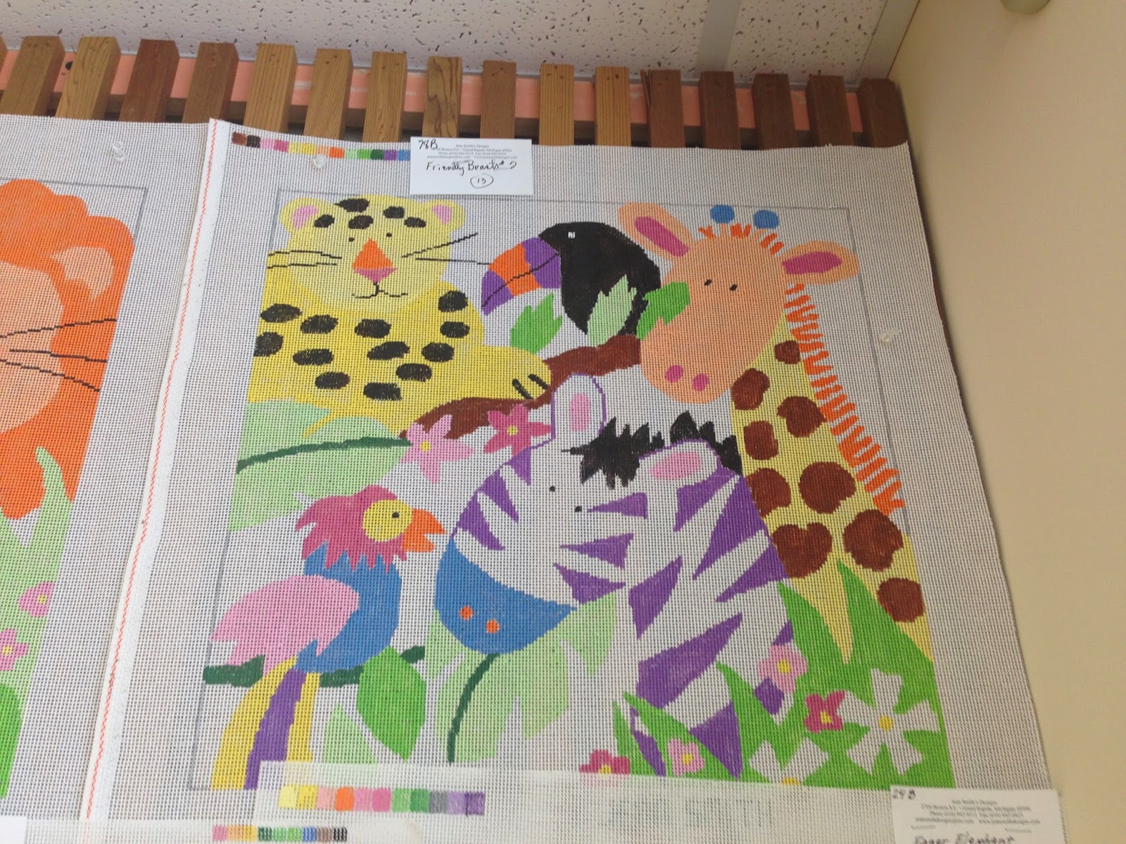 Ridgewood Needlepoint Blog Animal Canvases Today