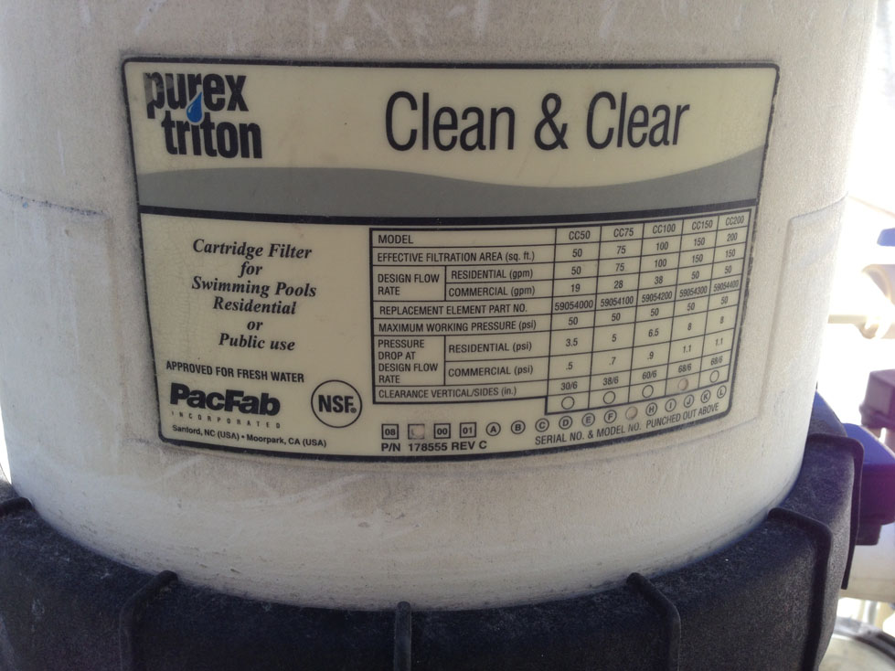 Wine Country Pools And Supplies: Cleaning a Pentair Clean and Clear